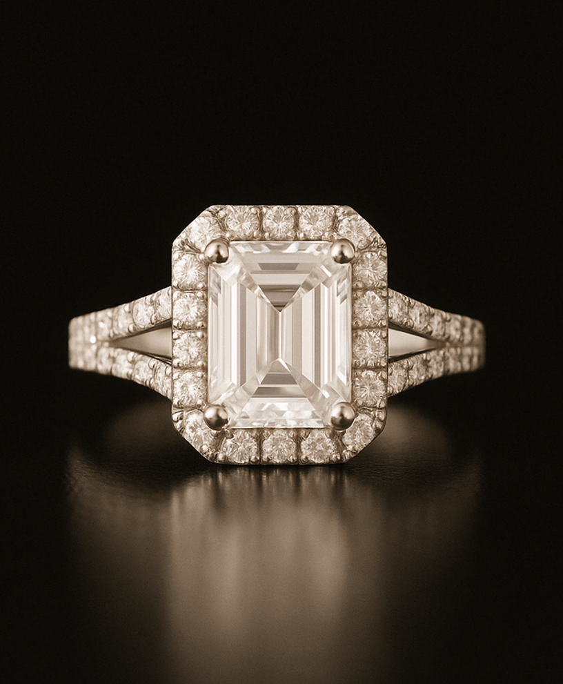 Woman enjoying rental jewelry